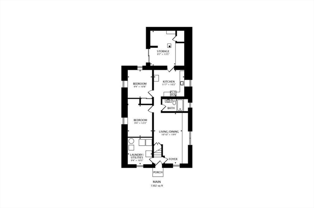 2 bed, 1 bath apartment for rent at 30 Hillside Ave Unit 1, Malden — photo 14 of 18