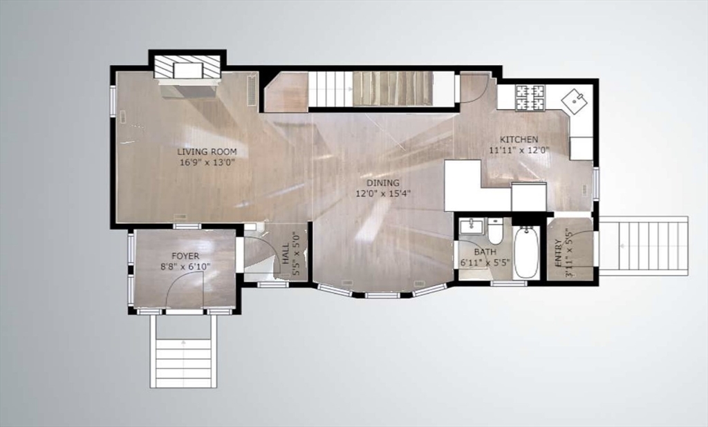 5 bed, 3 bath apartment for rent at 30 Holton St Unit 30, Allston — photo 10 of 10