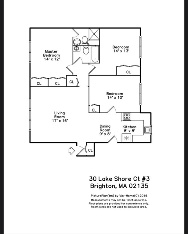 3 bed, 2 bath apartment for rent at 30 Lake Shore Ct Unit 3, Brighton — photo 2 of 2