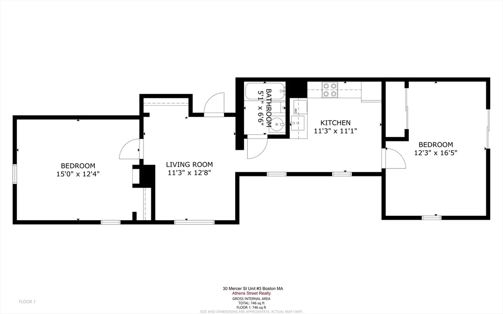 2 bed, 1 bath apartment for rent at 30 Mercer St Unit 3, South Boston — photo 29 of 29