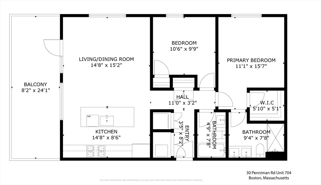 2 bed, 2 bath apartment for rent at 30 Penniman Rd Unit 704, Allston — photo 27 of 27