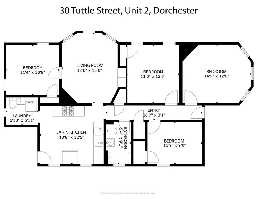 4 bed, 1 bath apartment for rent at 30 Tuttle St Unit 2, Dorchester — photo 24 of 24