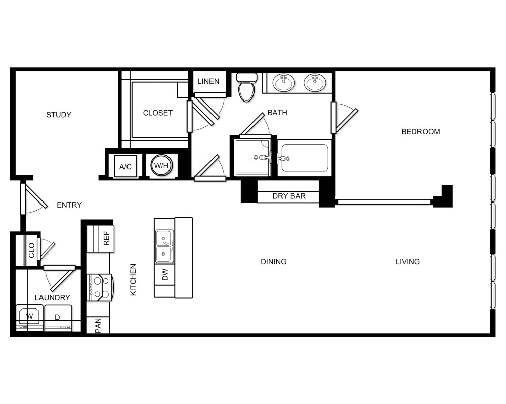 1 bed, 1 bath apartment for rent at 300 2nd Ave Unit 1105, Needham Heights — photo 29 of 59