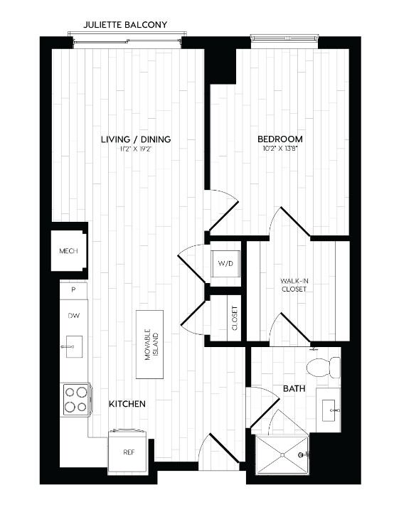 1 bed, 1 bath apartment for rent at 301 Guest St Unit 326, Brighton