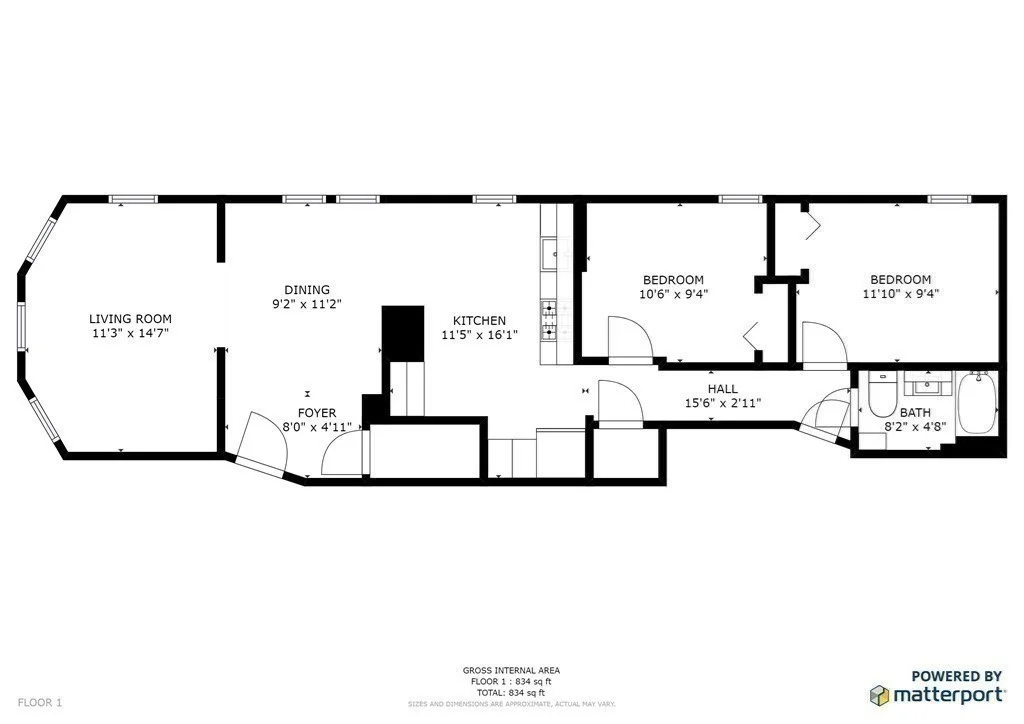 2 bed, 1 bath apartment for rent at 304 Allston St Unit 1, Cambridgeport — photo 16 of 16