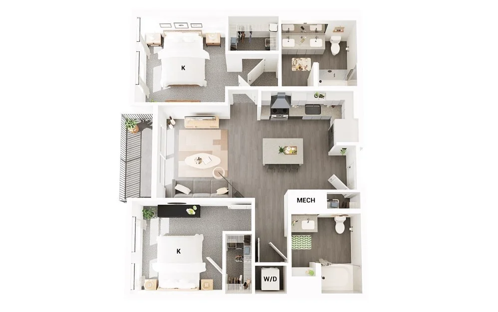 2 bed, 2 bath apartment for rent at 305 Winter St Unit 455, Piety Corner — photo 14 of 14