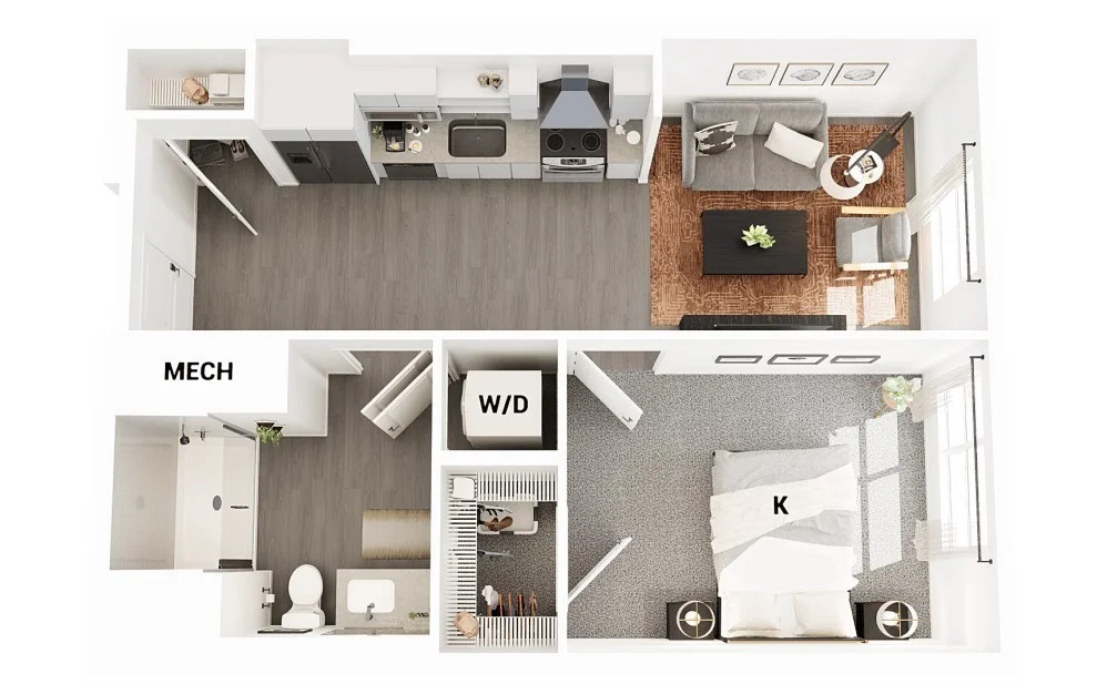 1 bed, 1 bath apartment for rent at 305 Winter St Unit 538, Piety Corner — photo 10 of 10