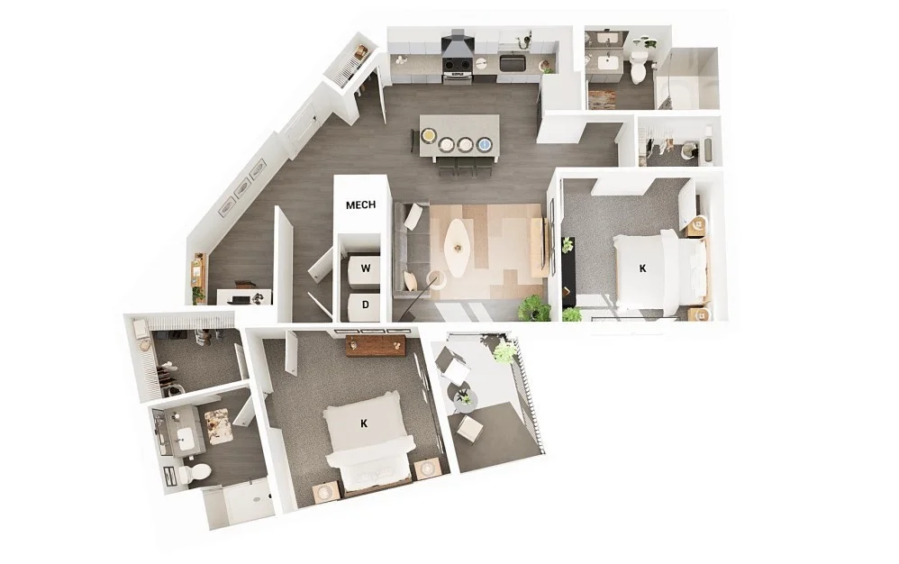 2 bed, 2 bath apartment for rent at 305 Winter St Unit 552, Piety Corner — photo 13 of 13