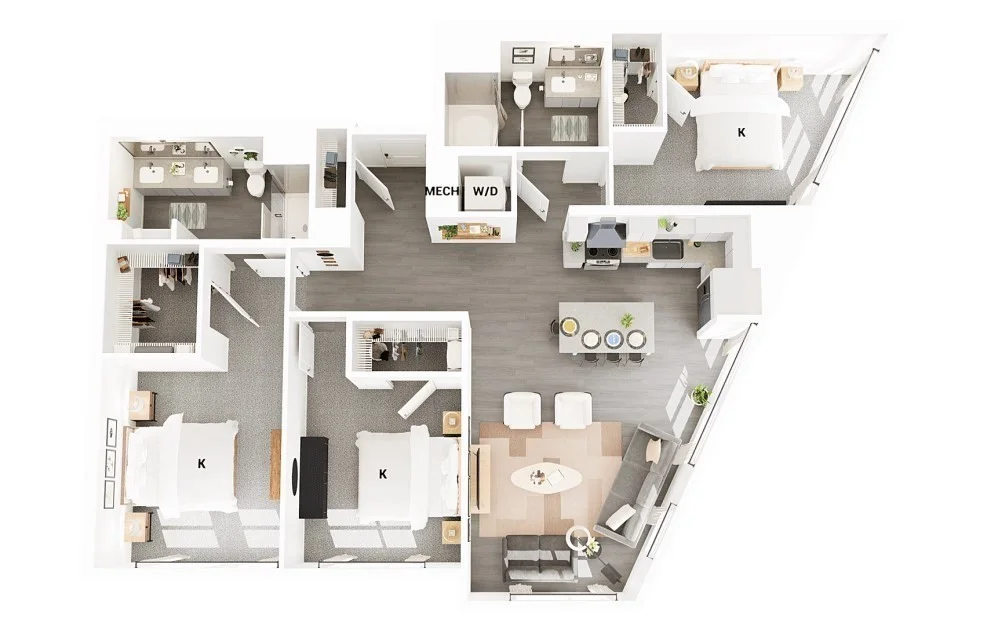 3 bed, 2 bath apartment for rent at 305 Winter St Unit 627, Piety Corner — photo 17 of 17