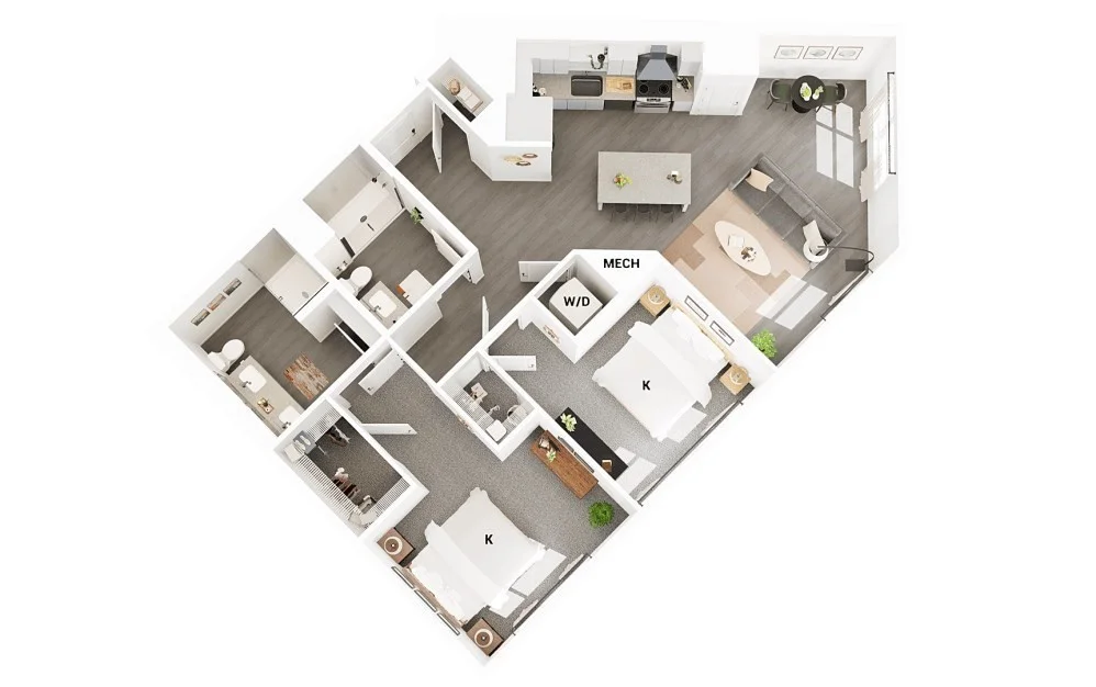 2 bed, 2 bath apartment for rent at 305 Winter St Unit 643, Piety Corner — photo 14 of 14