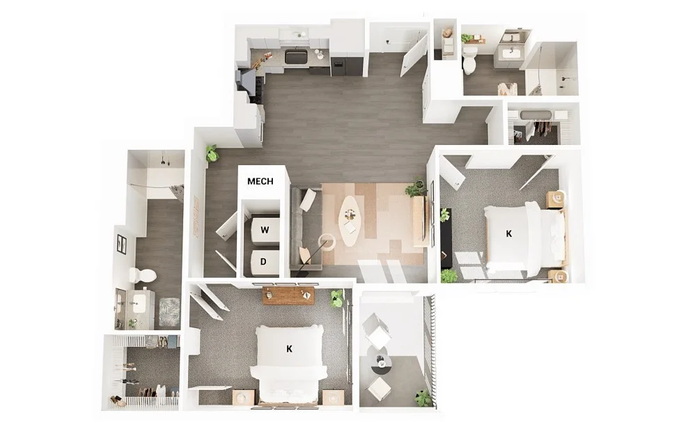 2 bed, 2 bath apartment for rent at 305 Winter St Unit 837, Piety Corner — photo 13 of 13