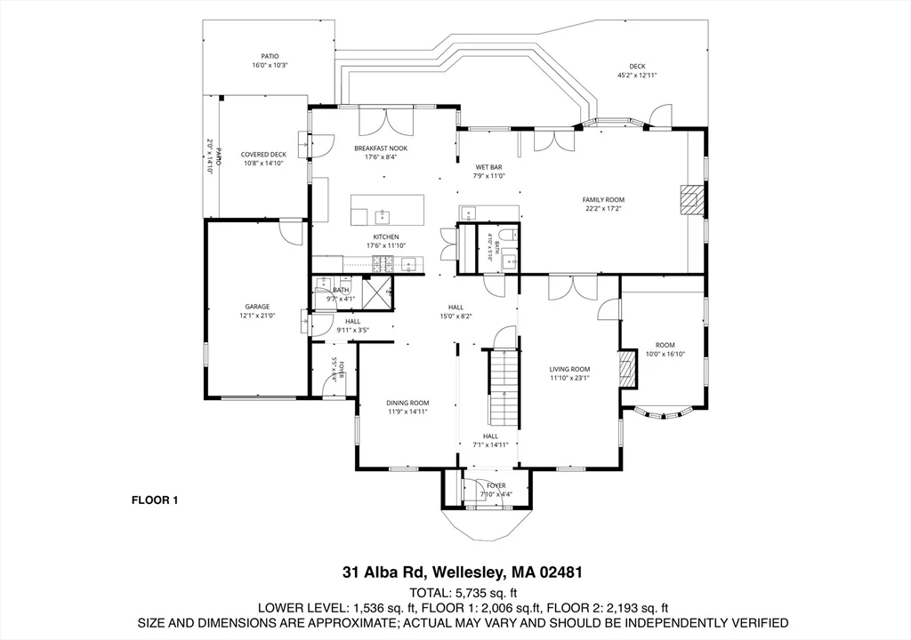 5 bed, 4+ bath apartment for rent at 31 Alba Rd, Wellesley — photo 30 of 32