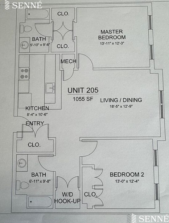2 bed, 2 bath apartment for rent at 315 Broadway Unit 205, Winter Hill — photo 7 of 7