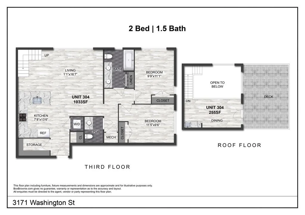 2 bed, 1 bath apartment for rent at 3171 Washington St Unit 304, Jamaica Plain — photo 20 of 20