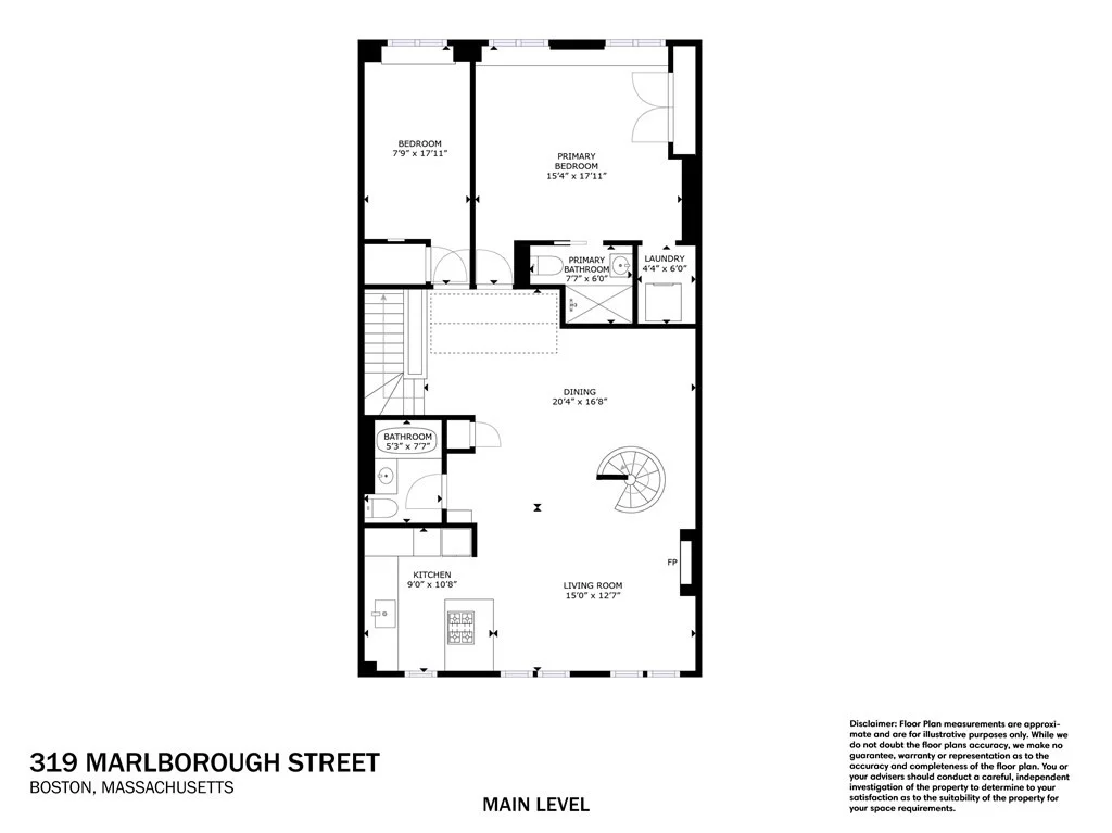 2 bed, 2 bath apartment for rent at 319 Marlborough St Unit 5, Back Bay — photo 23 of 24