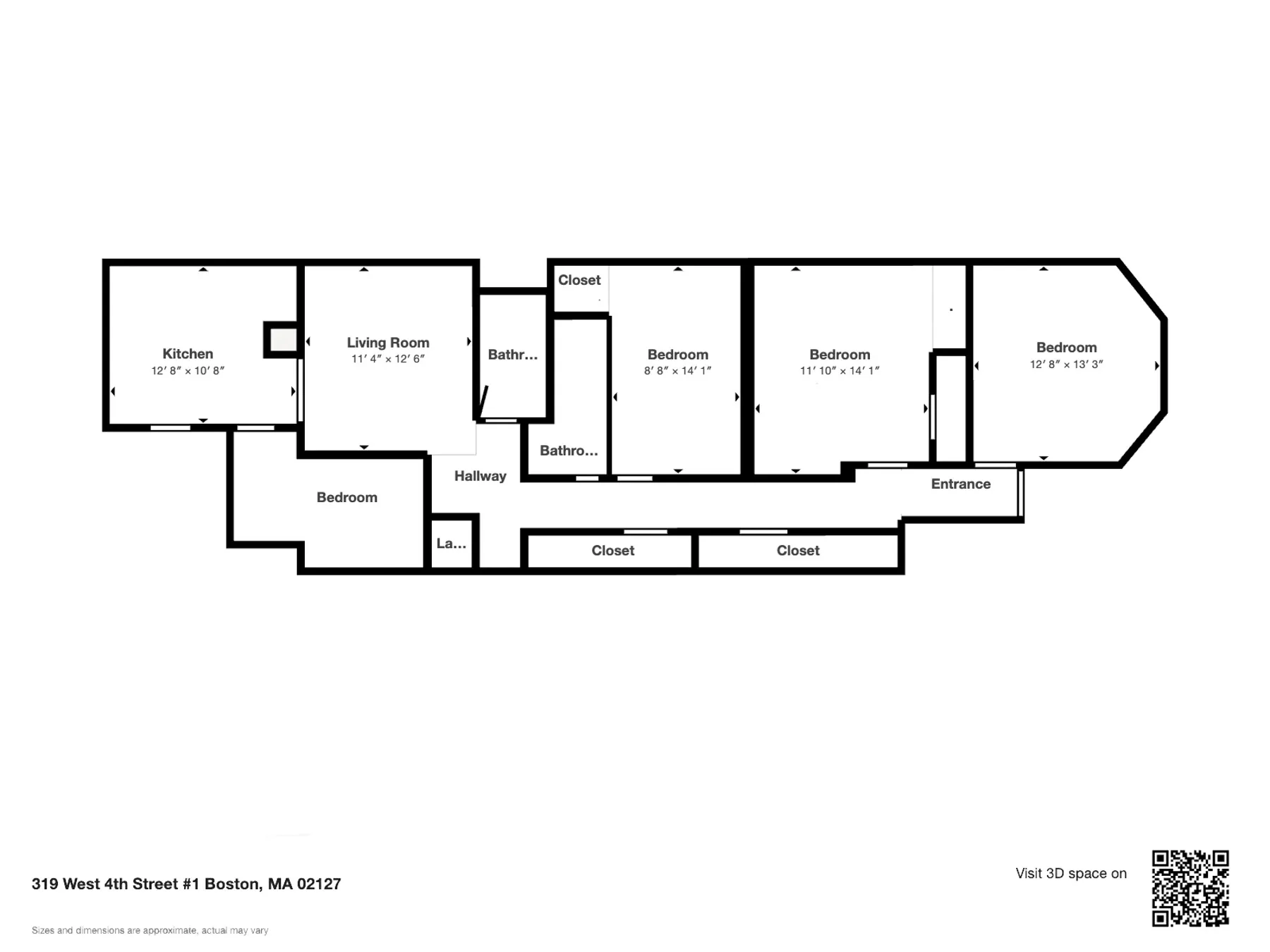 4 bed, 2 bath apartment for rent at 319 West Fourth St Unit 1, South Boston — photo 27 of 33
