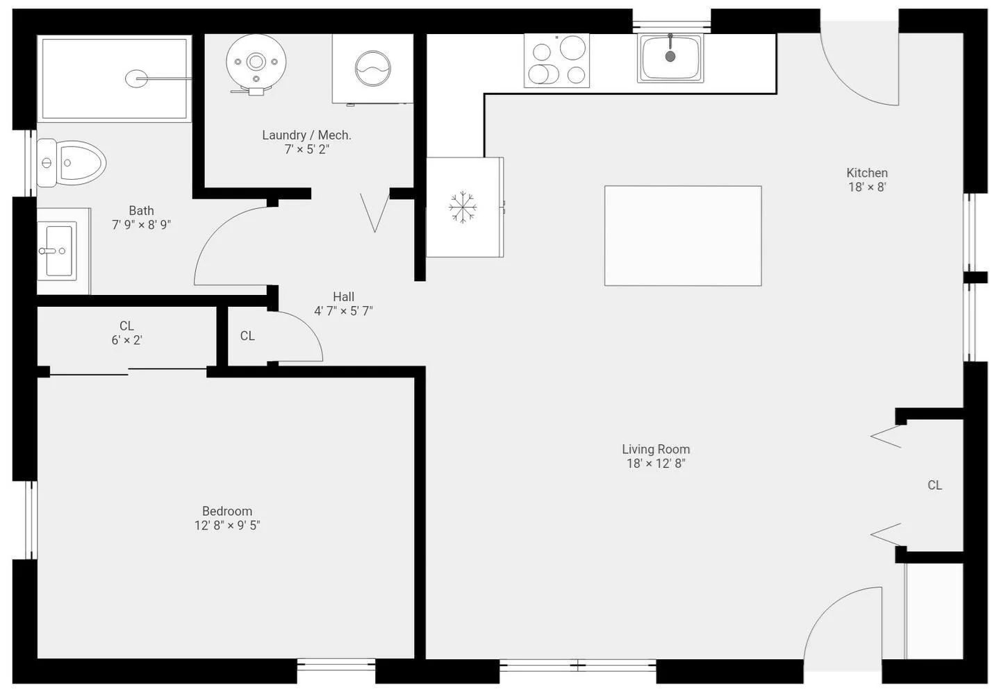 1 bed, 1 bath apartment for rent at 32 Beacon St Unit 5, Gloucester — photo 32 of 33