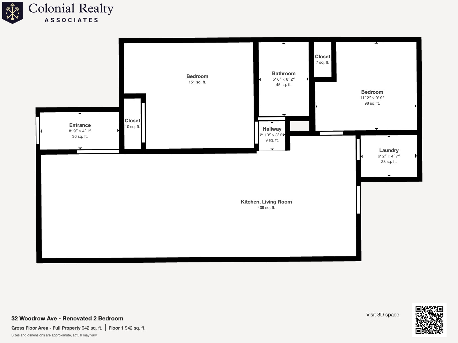 2 bed, 1 bath apartment for rent at 32 Woodrow Ave Unit 2, Nonantum — photo 26 of 36