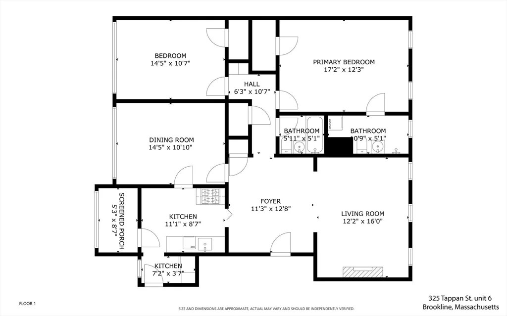 2 bed, 2 bath apartment for rent at 325 Tappan St Unit 6, Brookline Hills — photo 21 of 21