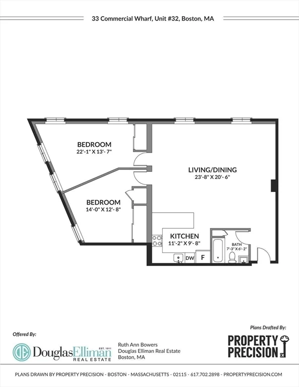 2 bed, 1 bath apartment for rent at 33 Commercial Wharf Unit 32, Boston Downtown — photo 26 of 26