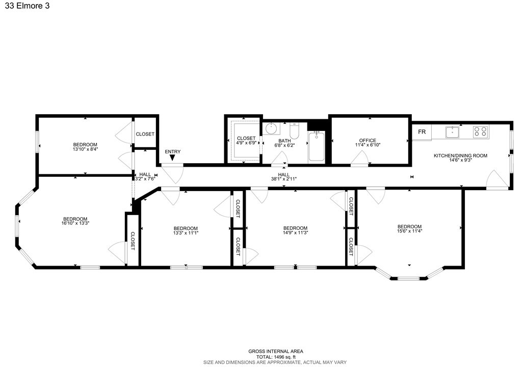 4 bed, 1 bath apartment for rent at 33 Elmore St Unit 3, Roxbury — photo 15 of 15
