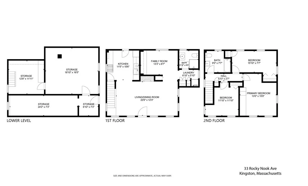 3 bed, 2 bath apartment for rent at 33 Rocky Nook Ave, Kingston — photo 42 of 42