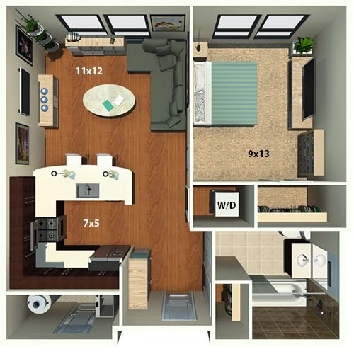 1 bed, 1 bath apartment for rent at 33 Rogers St Unit 504, Kendall Square — photo 8 of 8