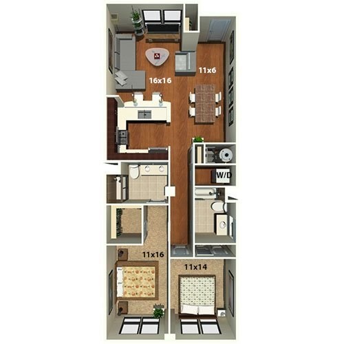 2 bed, 2 bath apartment for rent at 33 Rogers St Unit T29, Kendall Square — photo 11 of 11