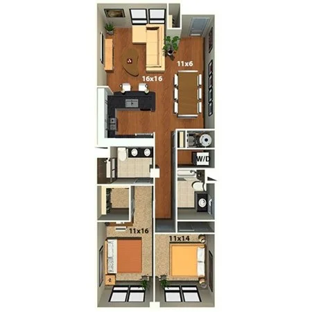 2 bed, 2 bath apartment for rent at 33 Rogers St Unit T72, Kendall Square — photo 9 of 9