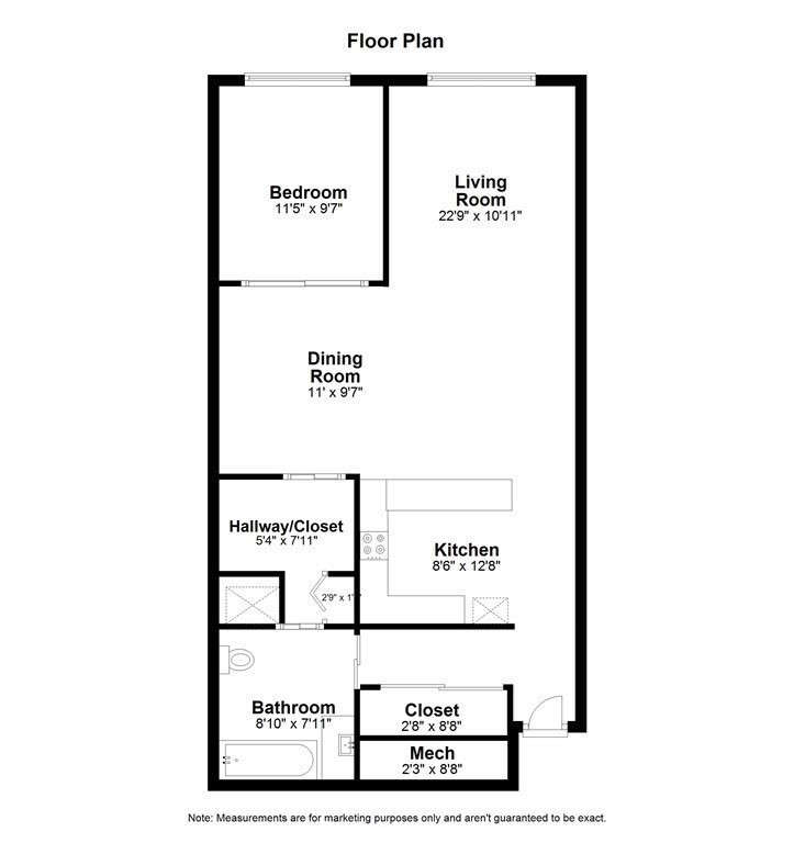1 bed, 1 bath apartment for rent at 33 Sleeper St Unit 403, Seaport District — photo 23 of 23