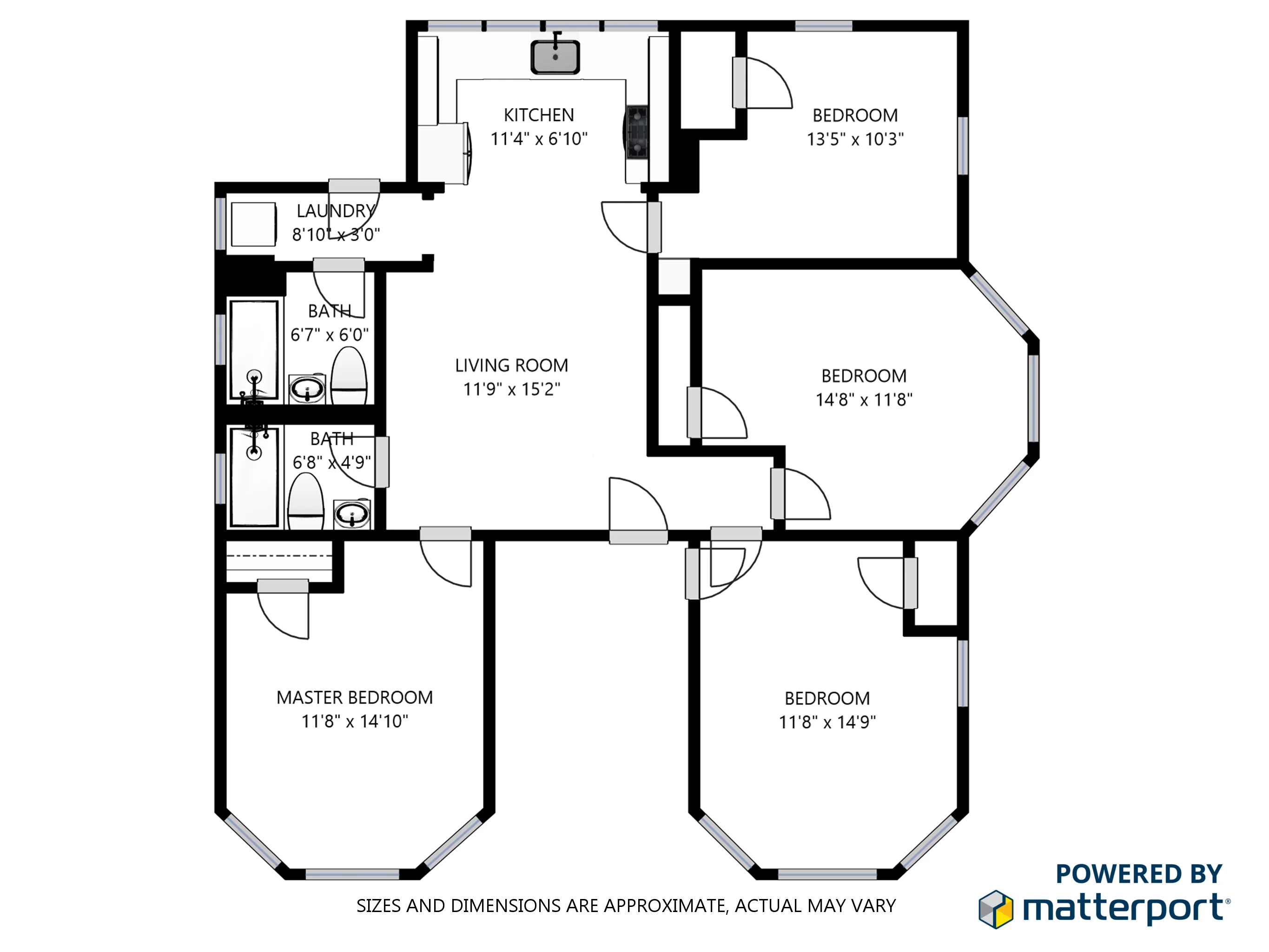 4 bed, 2 bath apartment for rent at 332 Beacon St Unit 2, Ward Two — photo 18 of 18