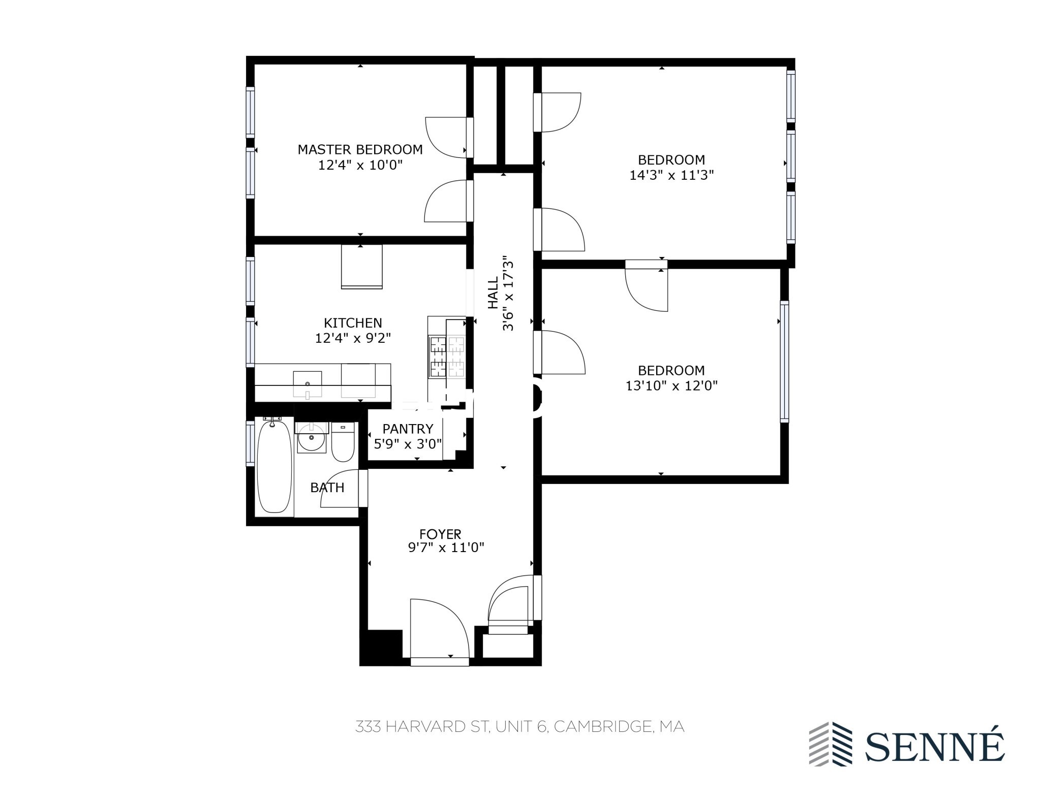 2 bed, 1 bath apartment for rent at 333 Harvard St Unit 6B, Mid-Cambridge — photo 9 of 10