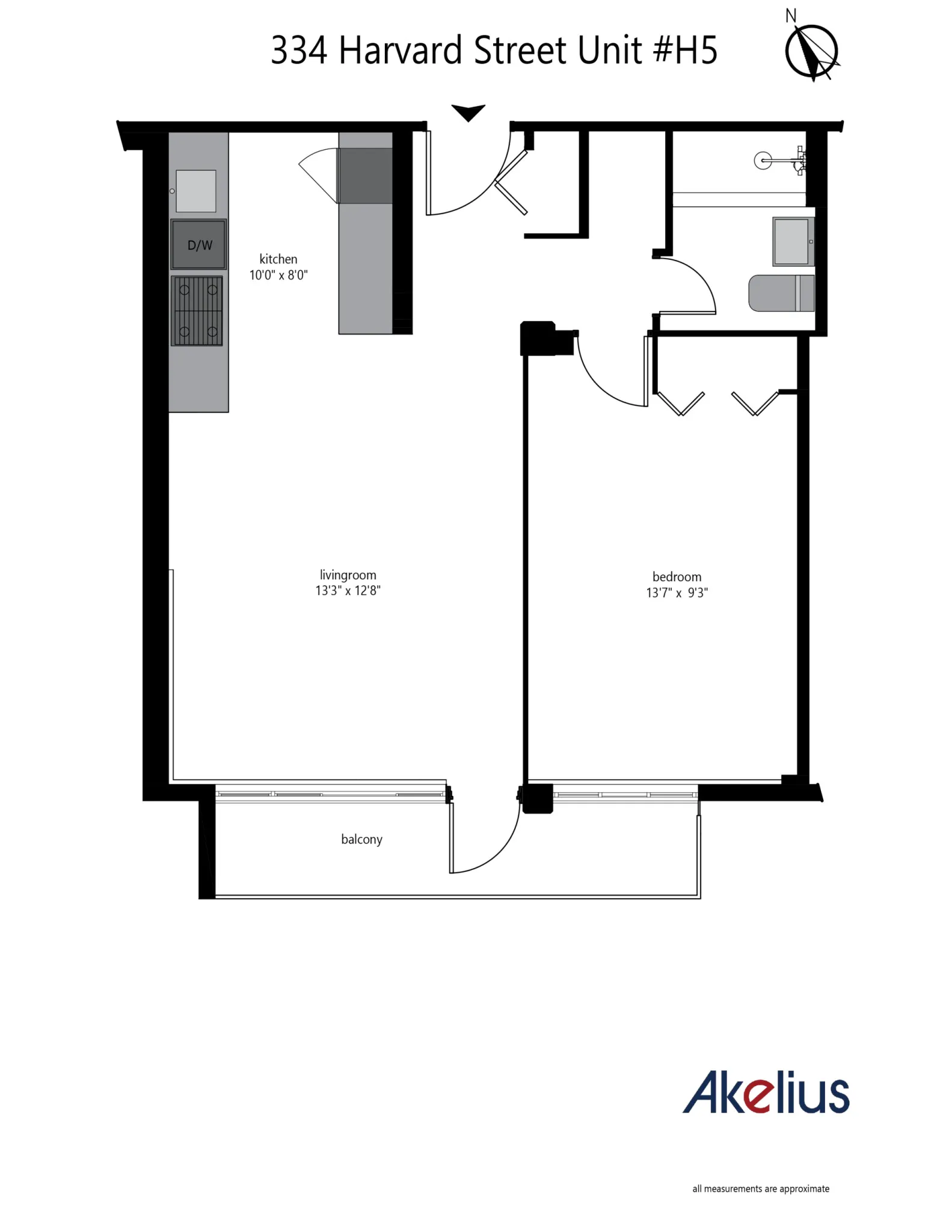 1 bed, 1 bath apartment for rent at 334 Harvard St Unit H4, Mid-Cambridge — photo 9 of 18