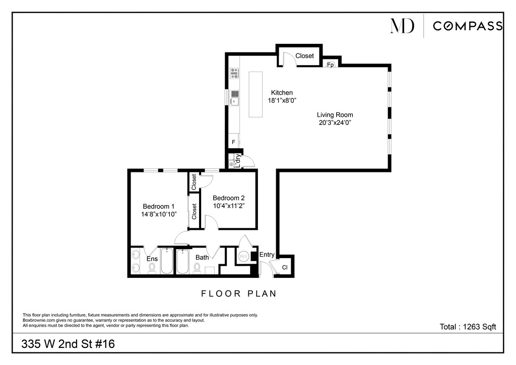 2 bed, 2 bath apartment for rent at 335 West 2nd St Unit 16, South Boston — photo 17 of 17