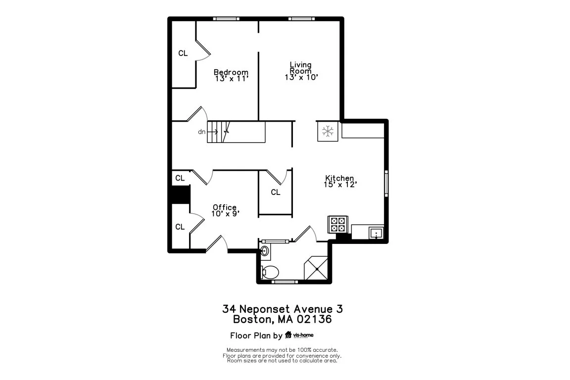 1 bed, 1 bath apartment for rent at 34 Neponset Ave Unit 3, Hyde Park — photo 16 of 17