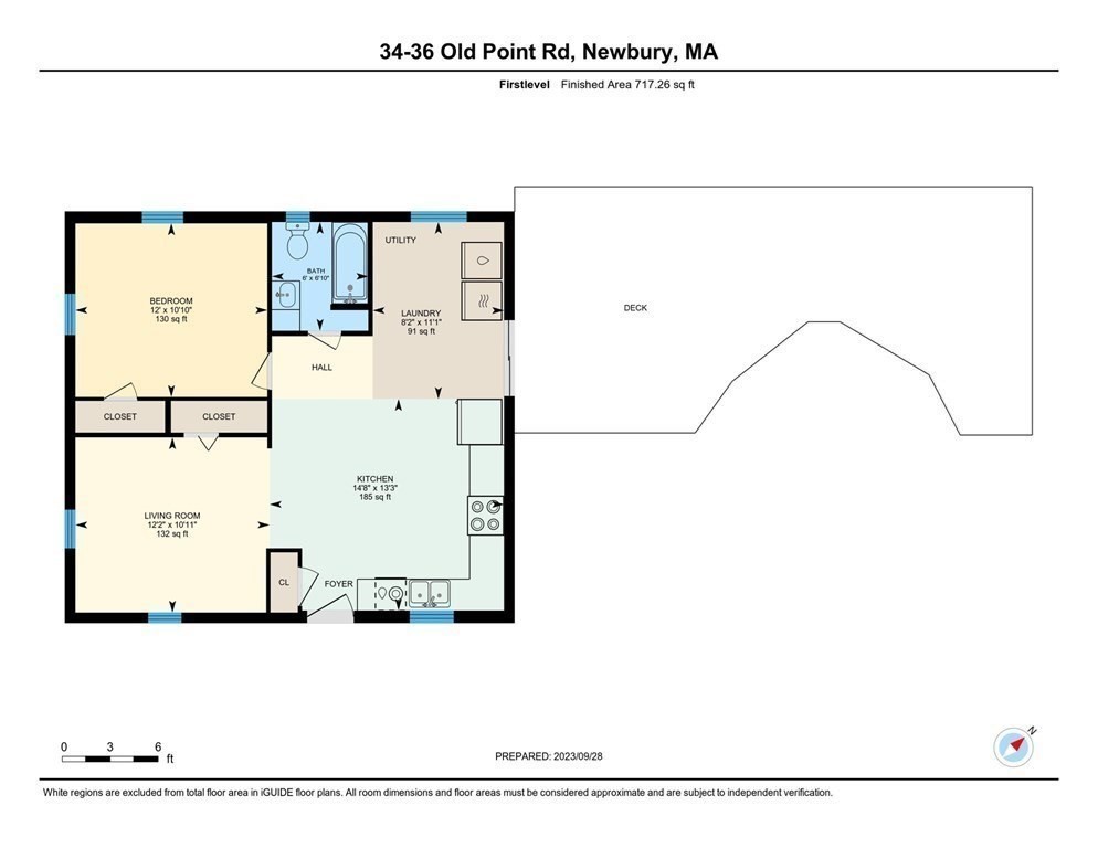 1 bed, 1 bath apartment for rent at 34 Old Point Rd Unit Cottage, Plum Island — photo 15 of 19