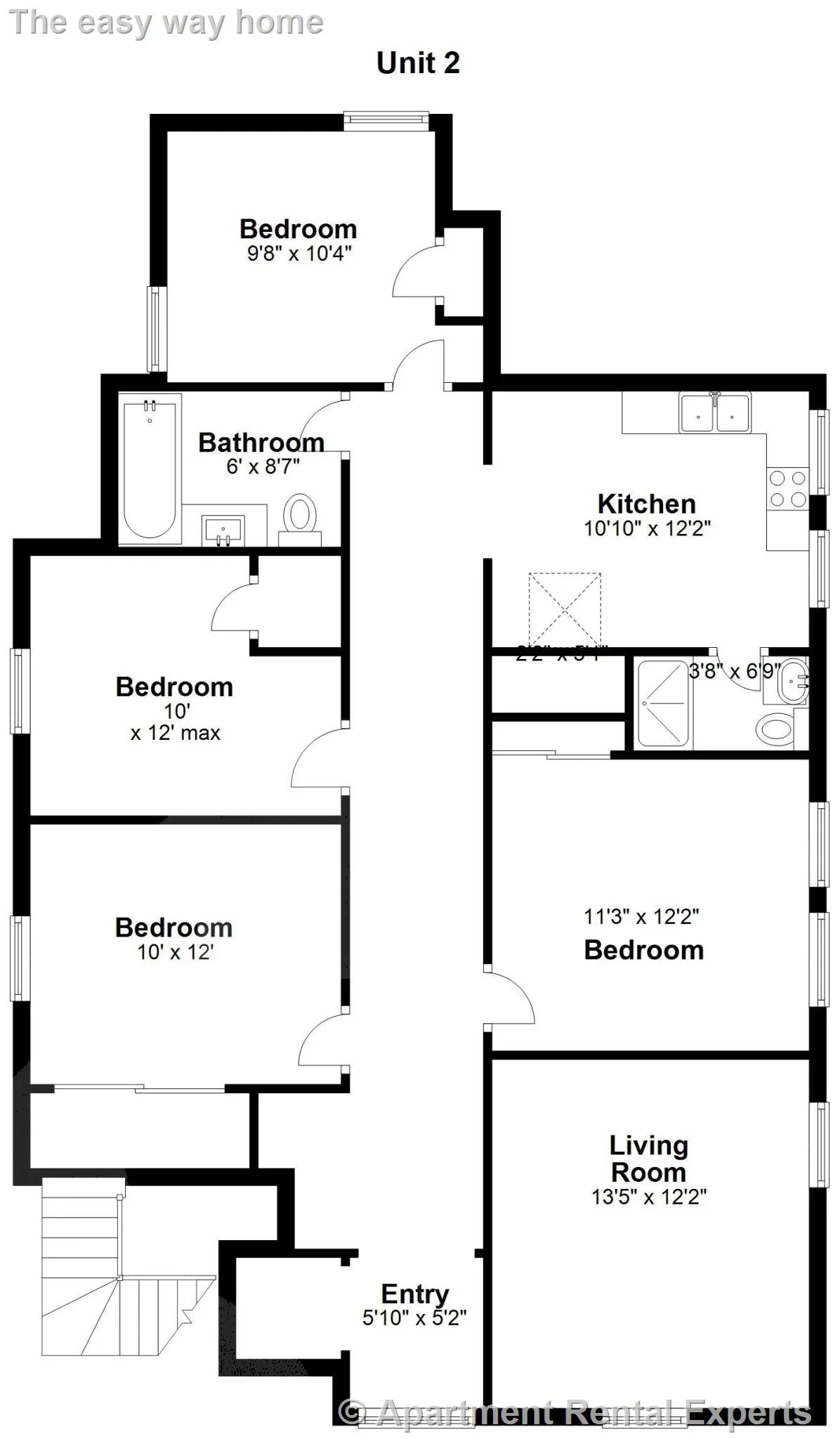 4 bed, 2 bath apartment for rent at 34 Russell St Unit 2, Malden Center — photo 9 of 9