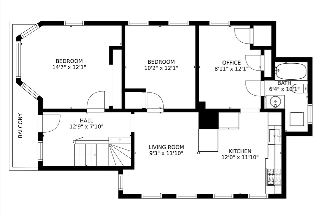 4 bed, 2 bath apartment for rent at 34 William St Unit 2, Tufts University — photo 19 of 22