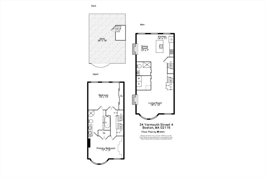 2 bed, 2 bath apartment for rent at 34 Yarmouth St Unit 4, South End — photo 30 of 40