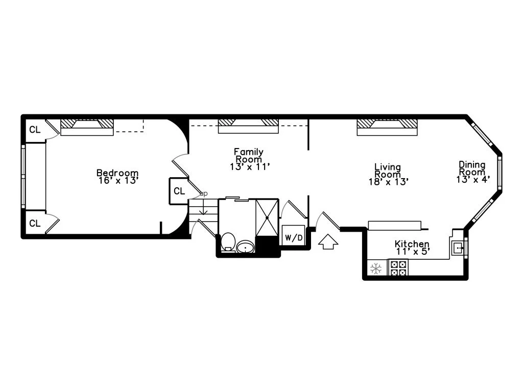 1 bed, 1 bath apartment for rent at 340 Tappan St Unit 1, Aspinwall Hill — photo 13 of 14