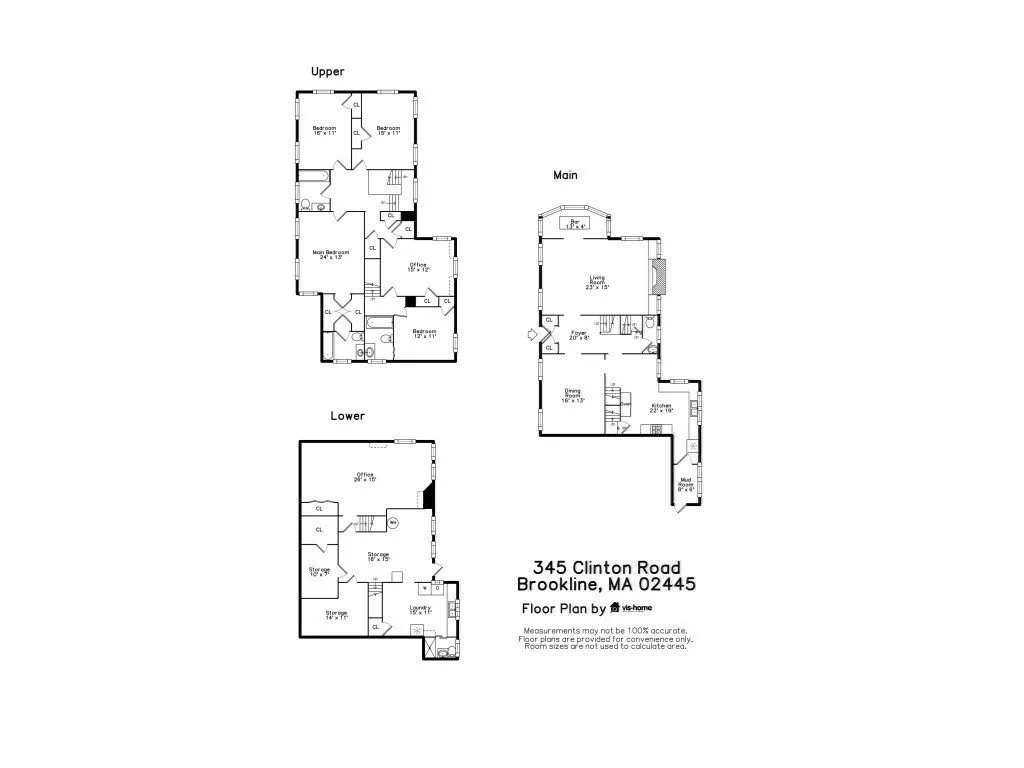 5 bed, 4+ bath apartment for rent at 345 Clinton Rd, Brookline — photo 24 of 25