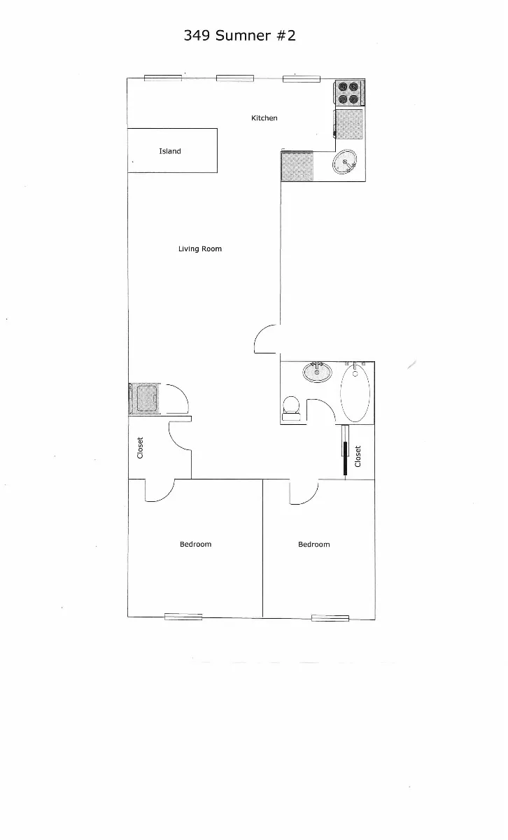 2 bed, 1 bath apartment for rent at 349 Sumner St Unit 3, East Boston — photo 22 of 25