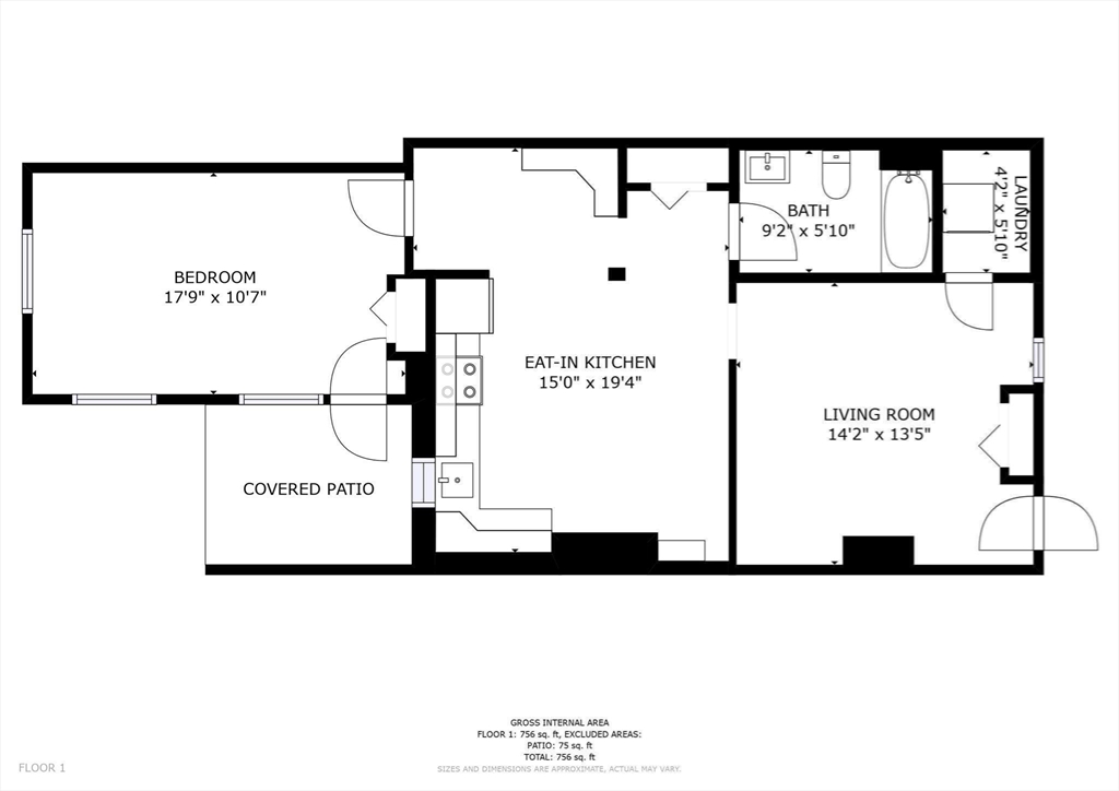 1 bed, 1 bath apartment for rent at 34B Lexington St Unit B, Eagle Hill — photo 27 of 30