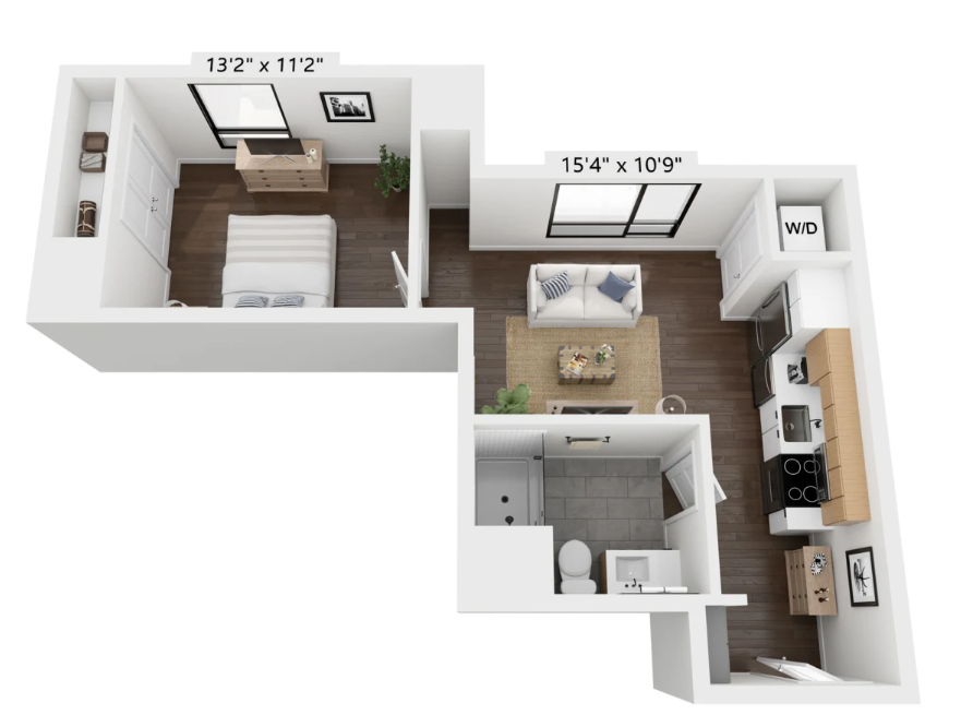 1 bed, 1 bath apartment for rent at 35-43 Braintree St Unit 621, Allston