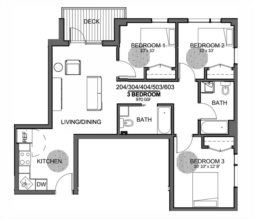 3 bed, 2 bath apartment for rent at 35 S Huntington Ave Unit 603, Coolidge Corner — photo 13 of 13