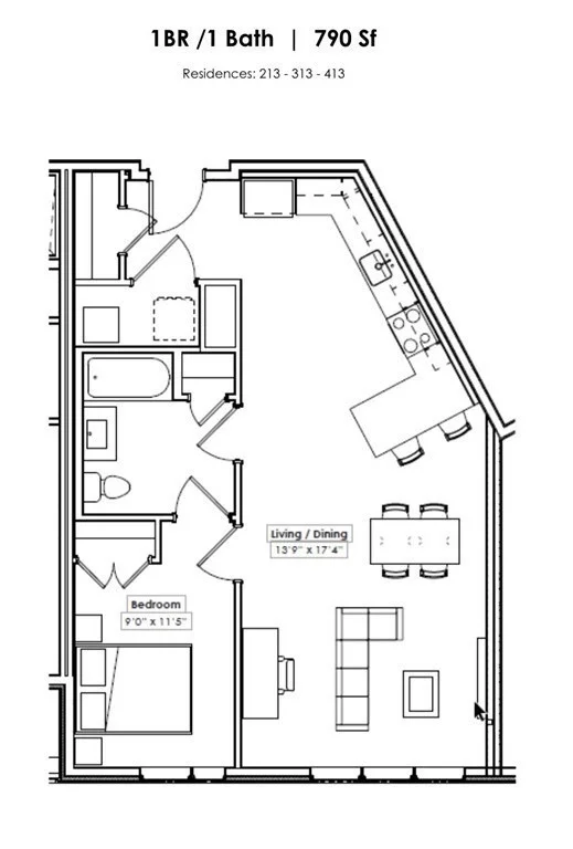 1 bed, 1 bath apartment for rent at 3531 Washington St Unit 313, Jamaica Plain — photo 10 of 10
