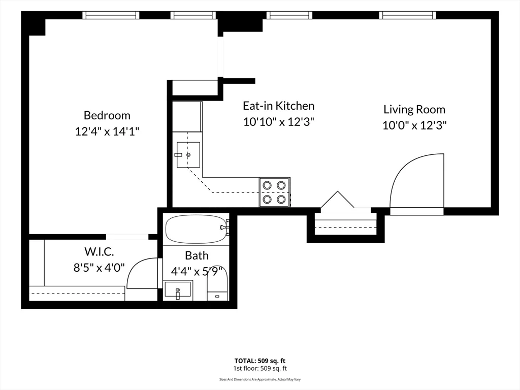 1 bed, 1 bath apartment for rent at 36 Fleet Unit 6, North End — photo 10 of 10