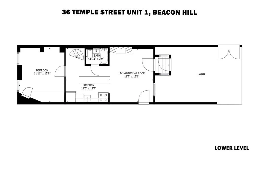 2 bed, 2 bath apartment for rent at 36 Temple St Unit 1, Beacon Hill — photo 28 of 28
