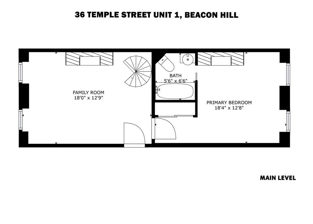 2 bed, 2 bath apartment for rent at 36 Temple St Unit 1, Beacon Hill — photo 27 of 28