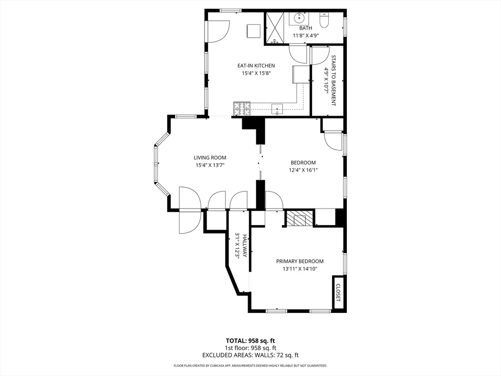 2 bed, 1 bath apartment for rent at 36 Walnut St Unit 1, Canton — photo 11 of 11
